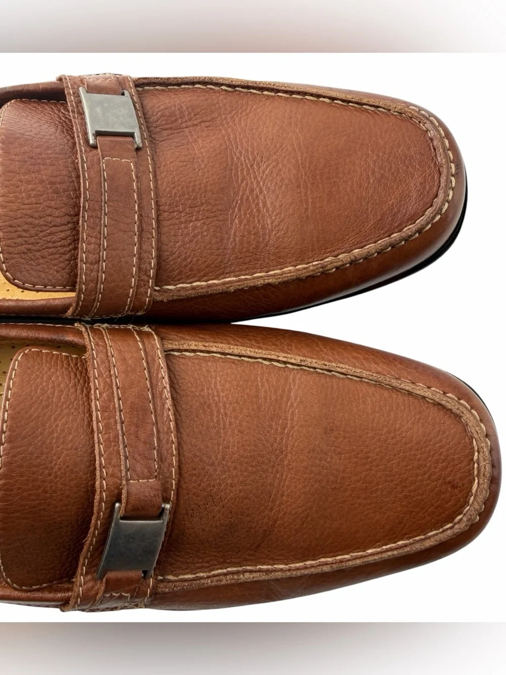 Sandro Men’s Moscoloni Leather Slip-On Classic Old Money Preppy Loafers Size 9